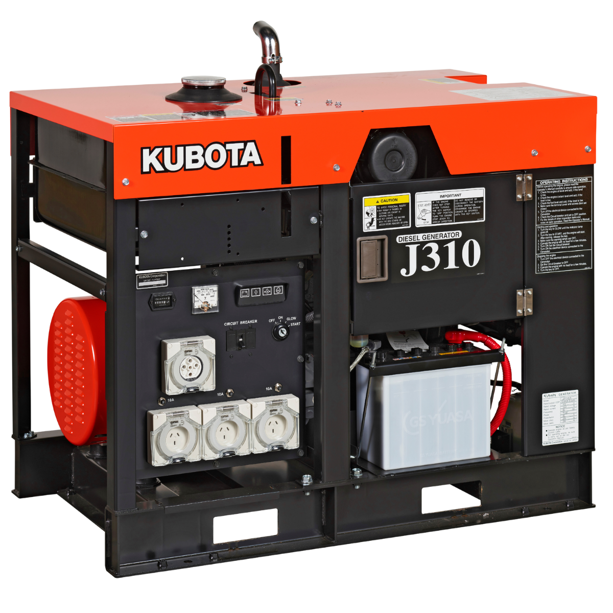 Kubota 11kva Generator Efficient Diesel Power 