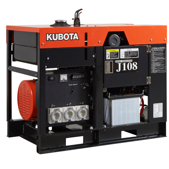 Kubota 8.8kVA Generator Efficient Diesel Power