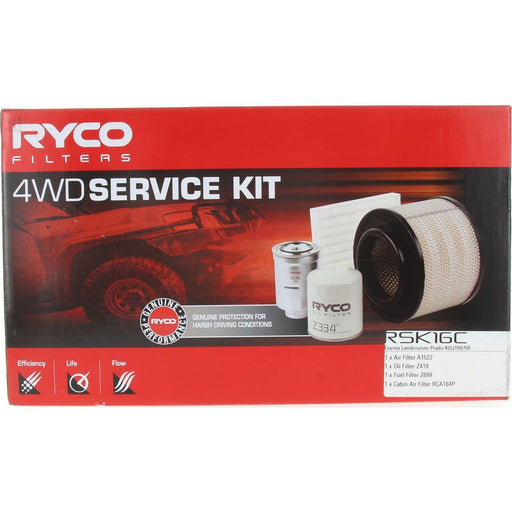 Ryco RSK16C 4WD Filter Kit for Toyota Landcruiser Prado KDJ150/155 Diesel Filter Service Kit Ryco    - Micks Gone Bush