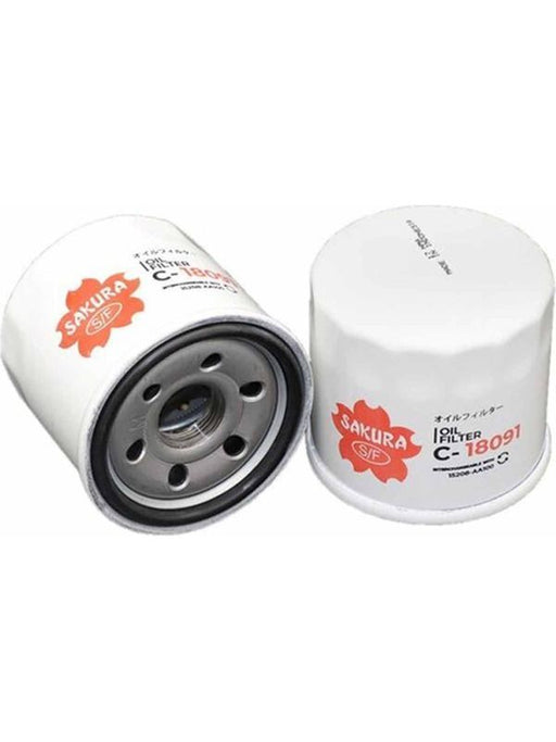 Sakura Oil Filter 15208-Aa100 For Subaru OEM Bypass Pressure 1.5Kg C-18091 Engine Oil Filter Sakura    - Micks Gone Bush