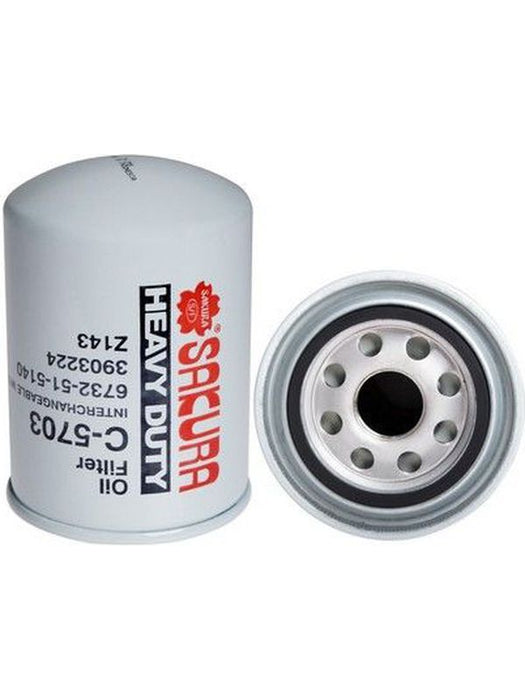 Sakura Spin-On Oil Filter [ref Ryco Z143] C-5703 Engine Oil Filter Sakura    - Micks Gone Bush