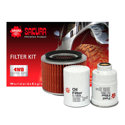 Sakura 4x4 Filter Service Kit K-18300 Filter Service Kit Sakura    - Micks Gone Bush