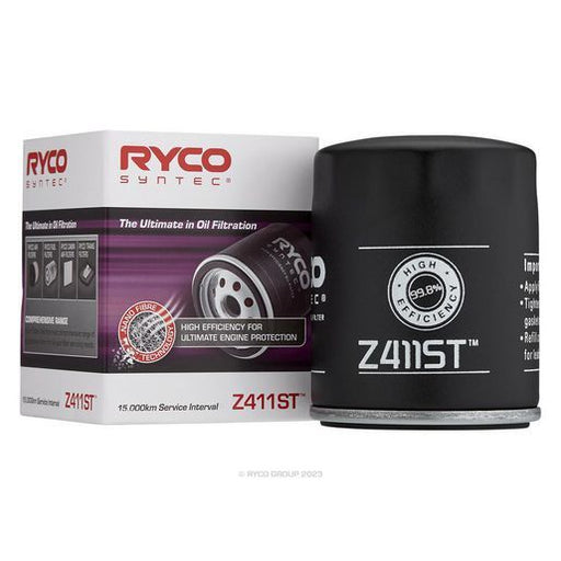 Ryco Z411ST Syntec Oil Filter - Premium Engine Protection Engine Oil Filter Ryco    - Micks Gone Bush