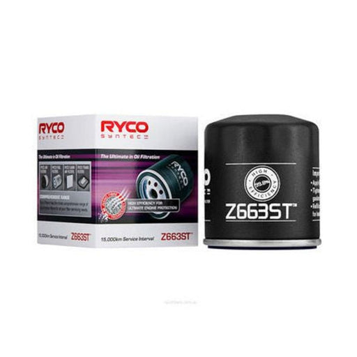 Ryco Z663ST Syntec Oil Filter - Ultimate Engine Protection Engine Oil Filter Ryco    - Micks Gone Bush