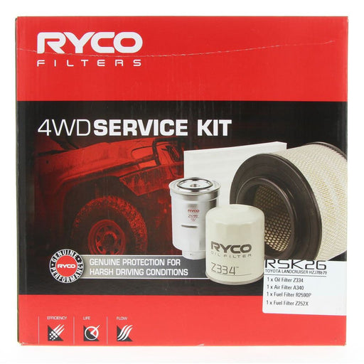 Ryco RSK26 4WD Filter Kit for Toyota Land Cruiser (1990-2022) Filter Service Kit Ryco    - Micks Gone Bush