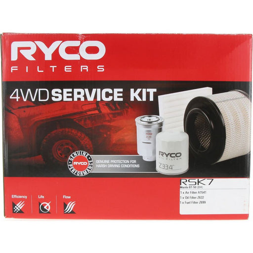 Ryco RSK7 4WD Filter Kit for Mazda BT-50 DX Diesel Filter Service Kit Ryco    - Micks Gone Bush