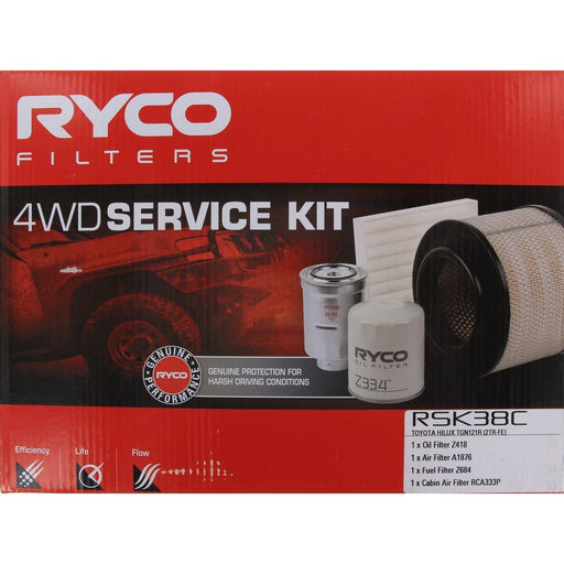 Ryco RSK38C 4WD Filter Service Kit for Toyota Hilux 2015-2020 Filter Service Kit Ryco    - Micks Gone Bush