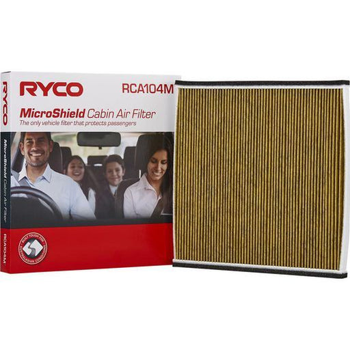 Ryco RCA104M MicroShield Cabin Air Filter - Subaru Liberty 2.5L H4 Air Filter (Single) Ryco    - Micks Gone Bush