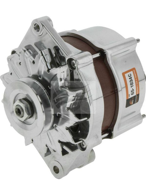 Jaylec 651034C Chrome Alternator for Holden VK 6Cyl & V8 Engines Alternator Jaylec    - Micks Gone Bush