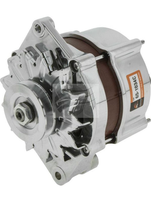 Jaylec 651034C Chrome Alternator for Holden VK 6Cyl & V8 Engines Alternator Jaylec    - Micks Gone Bush