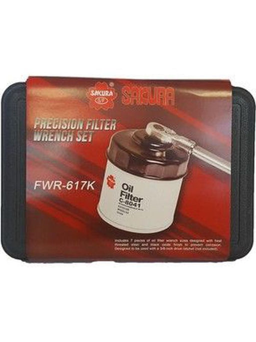 Sakura Precision Oil Filter Removal Wrench Kit FWR-617K Engine Oil Filter Sakura    - Micks Gone Bush