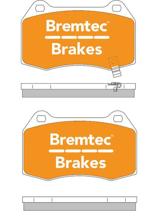 Bremtec Trade Line Brake Pad BT1371TS Disc Brake Pad Set Bremtec    - Micks Gone Bush