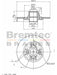 Bremtec Disc Brake Rotor Euro-Line 237.60mm (Single) BDR19970EL Disc Brake Rotor (Single) Bremtec    - Micks Gone Bush