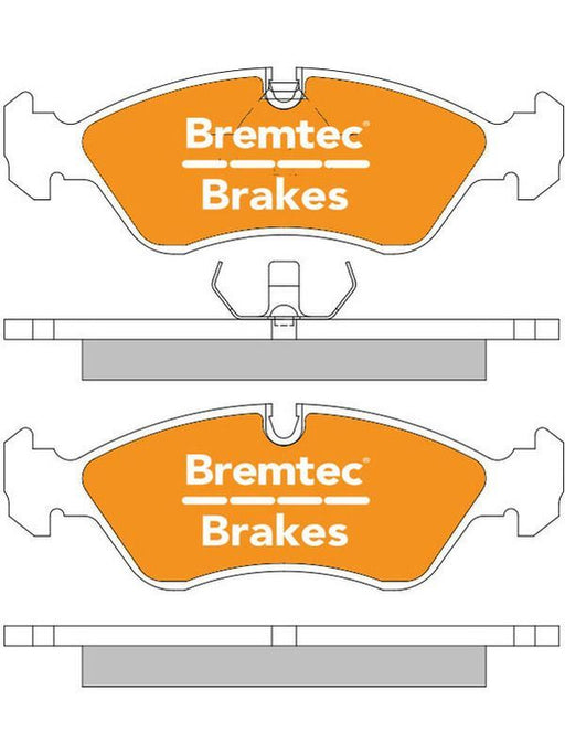 Bremtec Trade Line Brake Pad BT041TS Disc Brake Pad Set Bremtec    - Micks Gone Bush