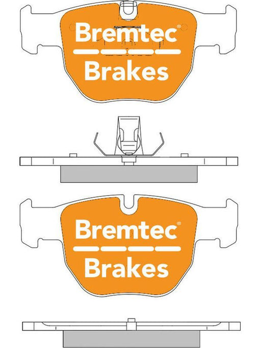 Bremtec Endure 4WD Brake Pad BT1088E Disc Brake Pad Set Bremtec    - Micks Gone Bush