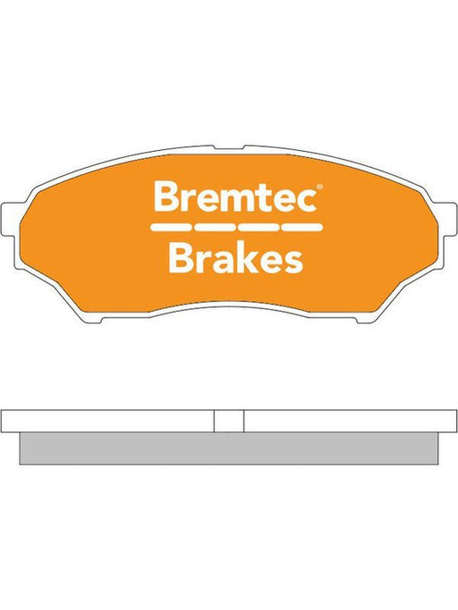 Bremtec Pro-Series Brake Pad BT1215PRO Disc Brake Pad Set Bremtec    - Micks Gone Bush