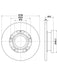 Bremtec Euro-Line 308mm BDR25521EL Disc Brake Rotor Pair Disc Brake Rotor (Single) Bremtec    - Micks Gone Bush