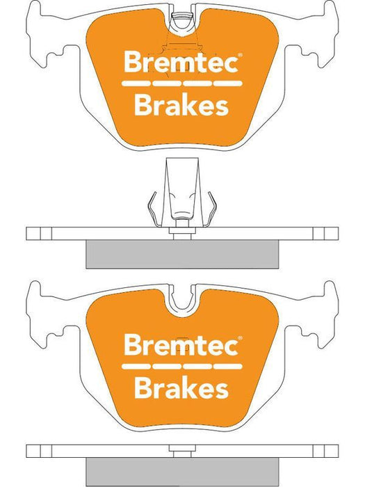 Bremtec Endure 4WD Brake Pad BT1054E Disc Brake Pad Set Bremtec    - Micks Gone Bush