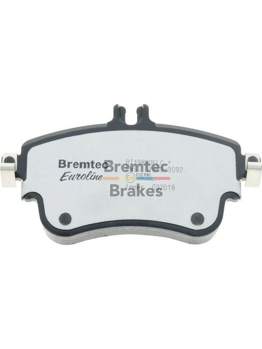 Bremtec Euroline Ceramic Brake Pad BT19880ELC Disc Brake Pad Set Bremtec    - Micks Gone Bush