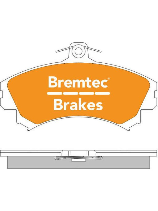 Bremtec Trade Line Brake Pad BT1093TS Disc Brake Pad Set Bremtec    - Micks Gone Bush