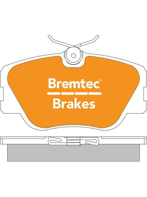 Bremtec Trade Line Brake Pad BT103TS Disc Brake Pad Set Bremtec    - Micks Gone Bush