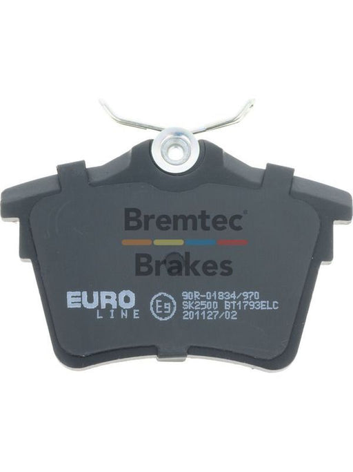 Bremtec Euro-Line Brake Pads Set BT1793ELC Disc Brake Pad Set Bremtec    - Micks Gone Bush