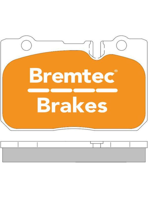 Bremtec Endure 4WD Brake Pad BT1030E Disc Brake Pad Set Bremtec    - Micks Gone Bush