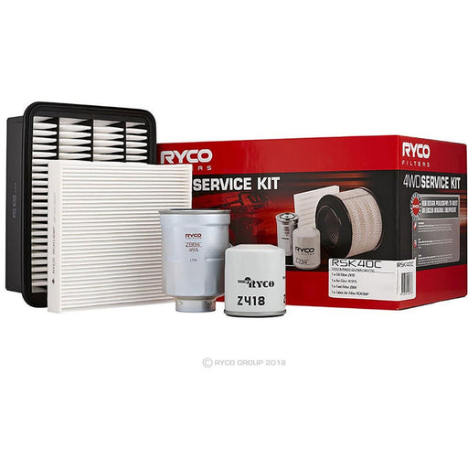 Ryco RSK40C 4WD Filter Kit for Toyota Landcruiser Prado GDJ150 2.8L Diesel Filter Service Kit Ryco    - Micks Gone Bush