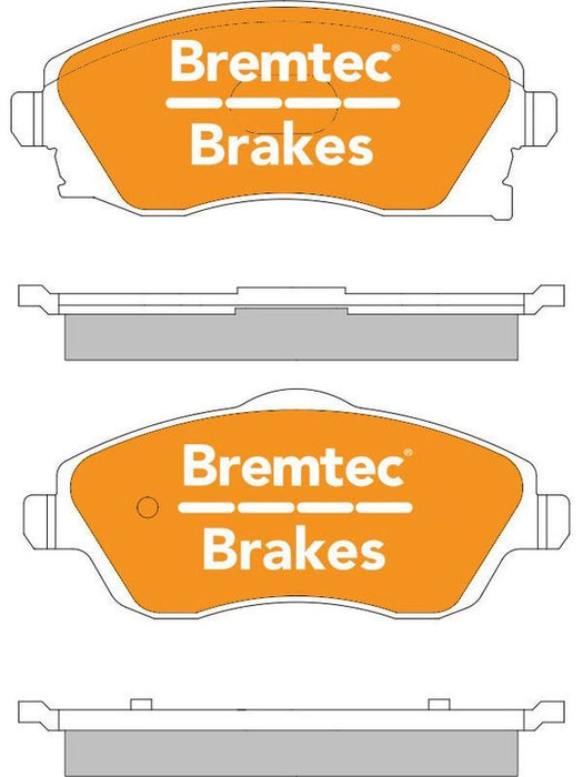 Bremtec Pro-Series Brake Pad BT1134PRO Disc Brake Pad Set Bremtec    - Micks Gone Bush