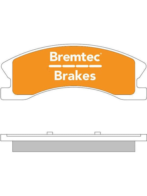 Bremtec Pro-Series Brake Pad BT1124PRO Disc Brake Pad Set Bremtec    - Micks Gone Bush