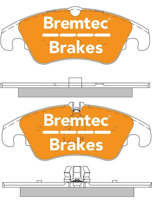 Bremtec Tradeline Brake Pads Set Front BT1407TS Disc Brake Pad Set Bremtec    - Micks Gone Bush