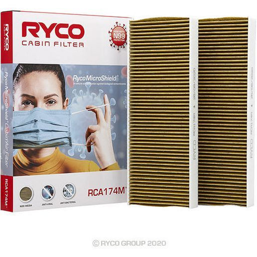 Ryco RCA174M MicroShield Cabin Air Filter for Nissan NAVARA 2.5L (2008-2015) Air Filter (Single) Ryco    - Micks Gone Bush