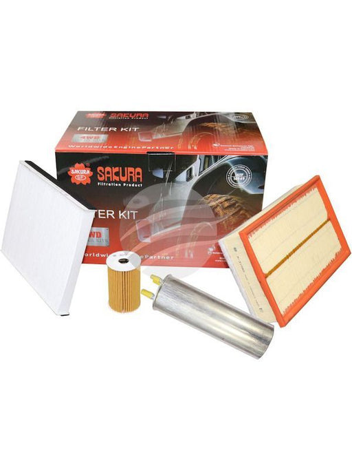 Sakura Filter Kit Oil Air Fuel Cabin For Volkswagen Transporter T5 T6 K-31050 Engine Oil Filter Sakura    - Micks Gone Bush