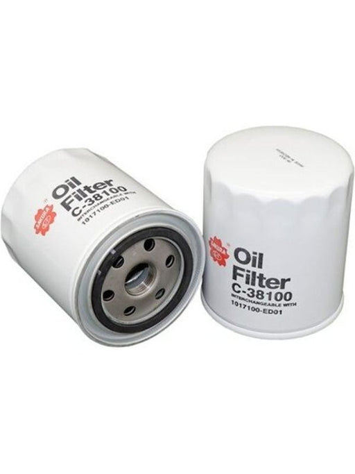 Sakura Oil Filter Oem Fit Great Wall 1017100-Ed01 C-38100 Engine Oil Filter Sakura    - Micks Gone Bush