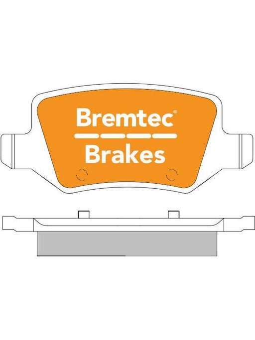 Bremtec Pro-Series Brake Pad BT1802PRO Disc Brake Pad Set Bremtec    - Micks Gone Bush