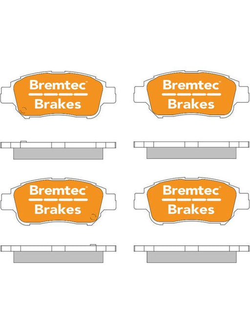 Bremtec Pro-Series Brake Pad BT157PRO Disc Brake Pad Set Bremtec    - Micks Gone Bush