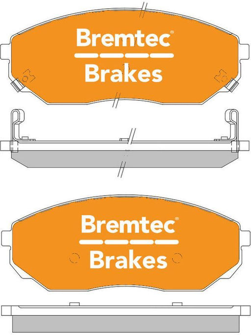 Bremtec Pro-Series Brake Pad BT1852PRO Disc Brake Pad Set Bremtec    - Micks Gone Bush