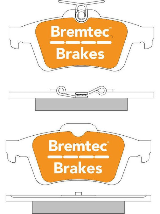 Bremtec Pro-Series Brake Pad BT1911PRO Disc Brake Pad Set Bremtec    - Micks Gone Bush