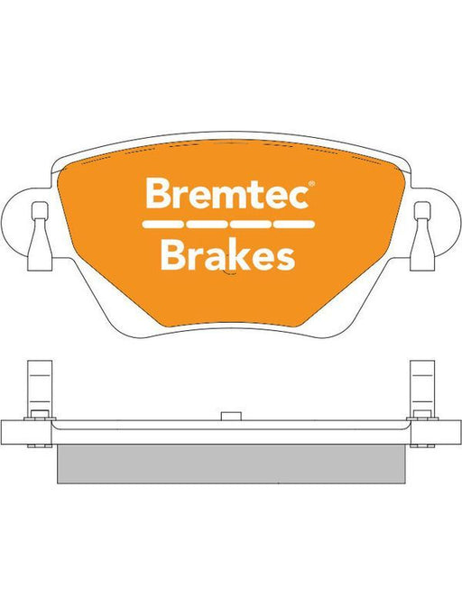 Bremtec Trade Line Brake Pad BT1341TS Disc Brake Pad Set Bremtec    - Micks Gone Bush