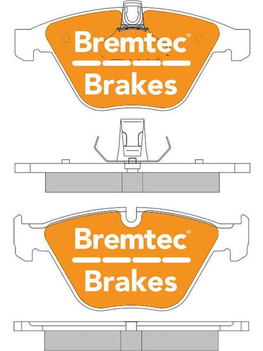 Bremtec Trade Line Brake Pad BT1344ATS Disc Brake Pad Set Bremtec    - Micks Gone Bush