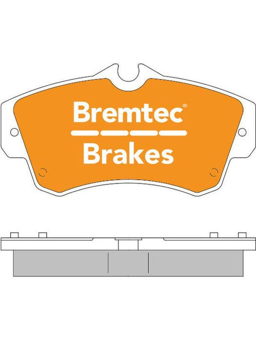 Bremtec Trade Line Brake Pad BT159TS Disc Brake Pad Set Bremtec    - Micks Gone Bush