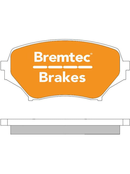 Bremtec Pro-Series Brake Pad BT1933PRO Disc Brake Pad Set Bremtec    - Micks Gone Bush