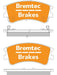 Bremtec Trade Line Brake Pad BT1368TS Disc Brake Pad Set Bremtec    - Micks Gone Bush