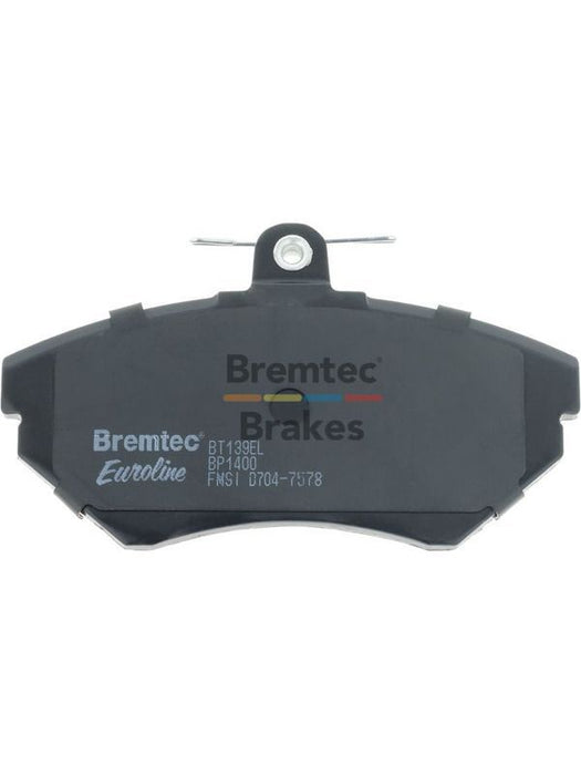 Bremtec Euroline Ceramic Brake Pad BT139ELC Disc Brake Pad Set Bremtec    - Micks Gone Bush