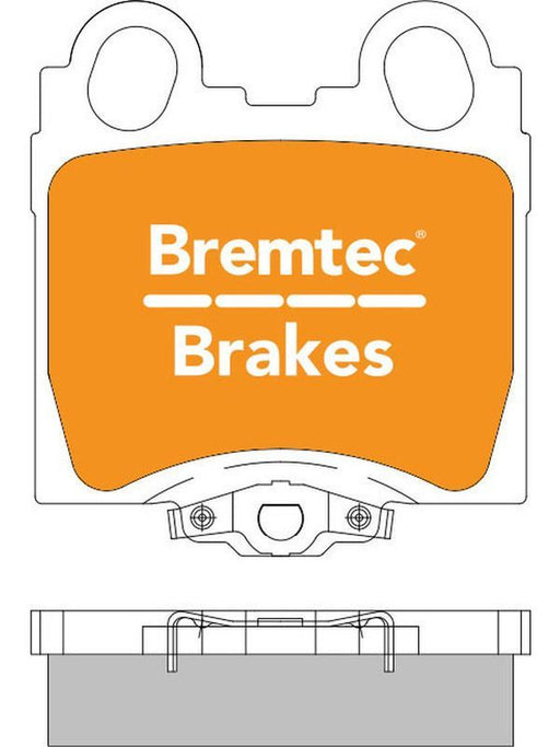 Bremtec Trade Line Brake Pad BT275TS Disc Brake Pad Set Bremtec    - Micks Gone Bush