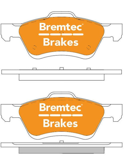 Bremtec Pro-Series Brake Pads BT1526PRO Disc Brake Pad Set Bremtec    - Micks Gone Bush