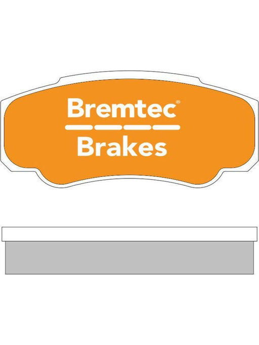 Bremtec Euroline Ceramic Brake Pad BT1564ELC Disc Brake Pad Set Bremtec    - Micks Gone Bush