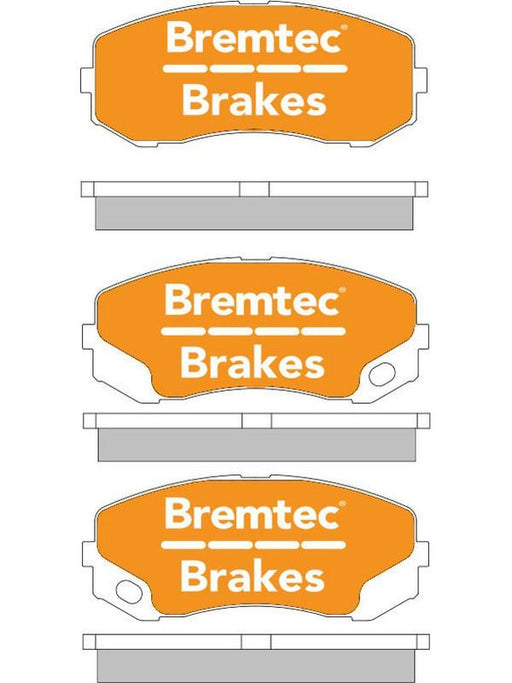 Bremtec Pro-Series Brake Pad BT1855PRO Disc Brake Pad Set Bremtec    - Micks Gone Bush