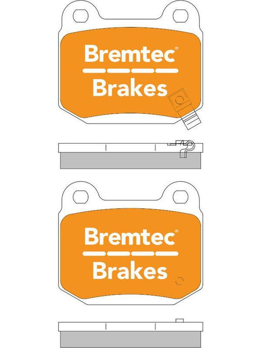 Bremtec Trade Line Brake Pad BT1372TS Disc Brake Pad Set Bremtec    - Micks Gone Bush