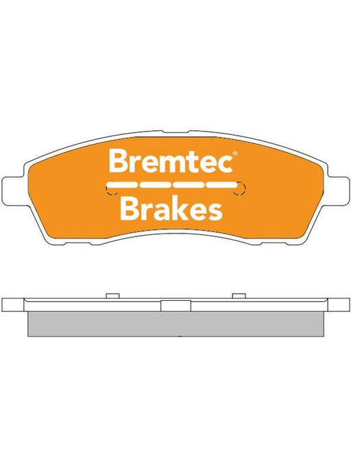 Bremtec Endure 4WD Brake Pad BT145E Disc Brake Pad Set Bremtec    - Micks Gone Bush